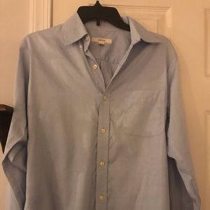Men’s Light  button long sleeve button down Shirt